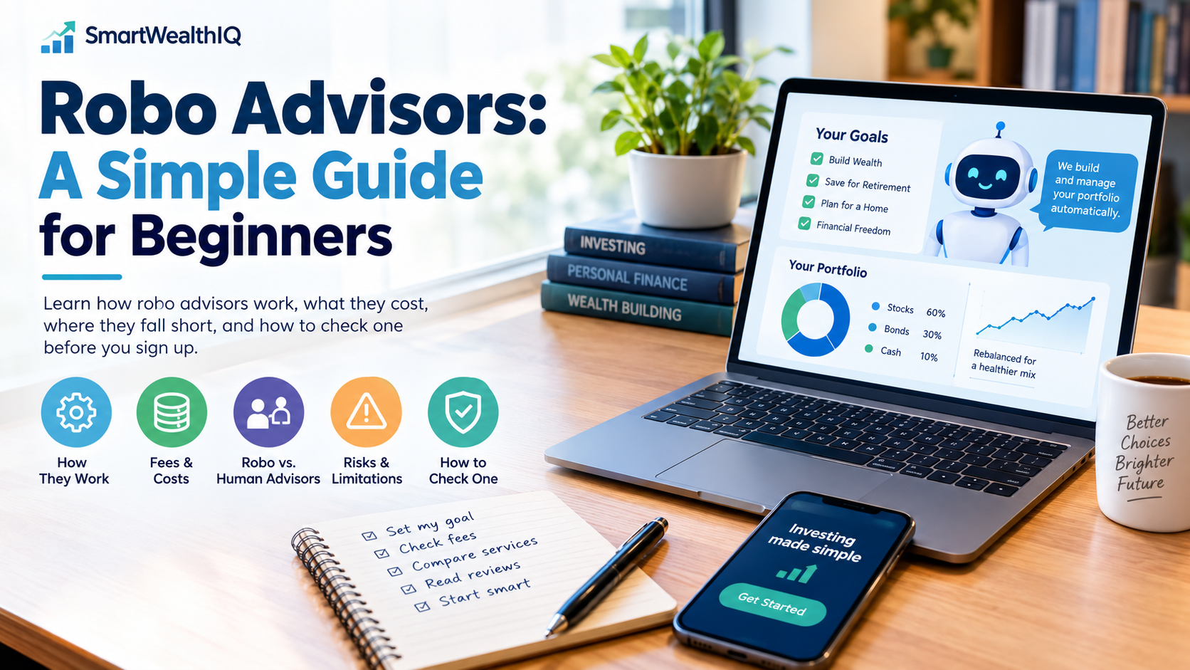 Robo advisors for beginners explained, including automated investing, portfolio management, and key benefits.